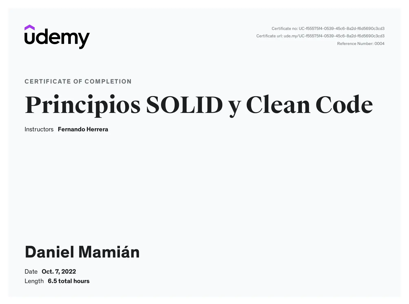 Principios solid y clean code