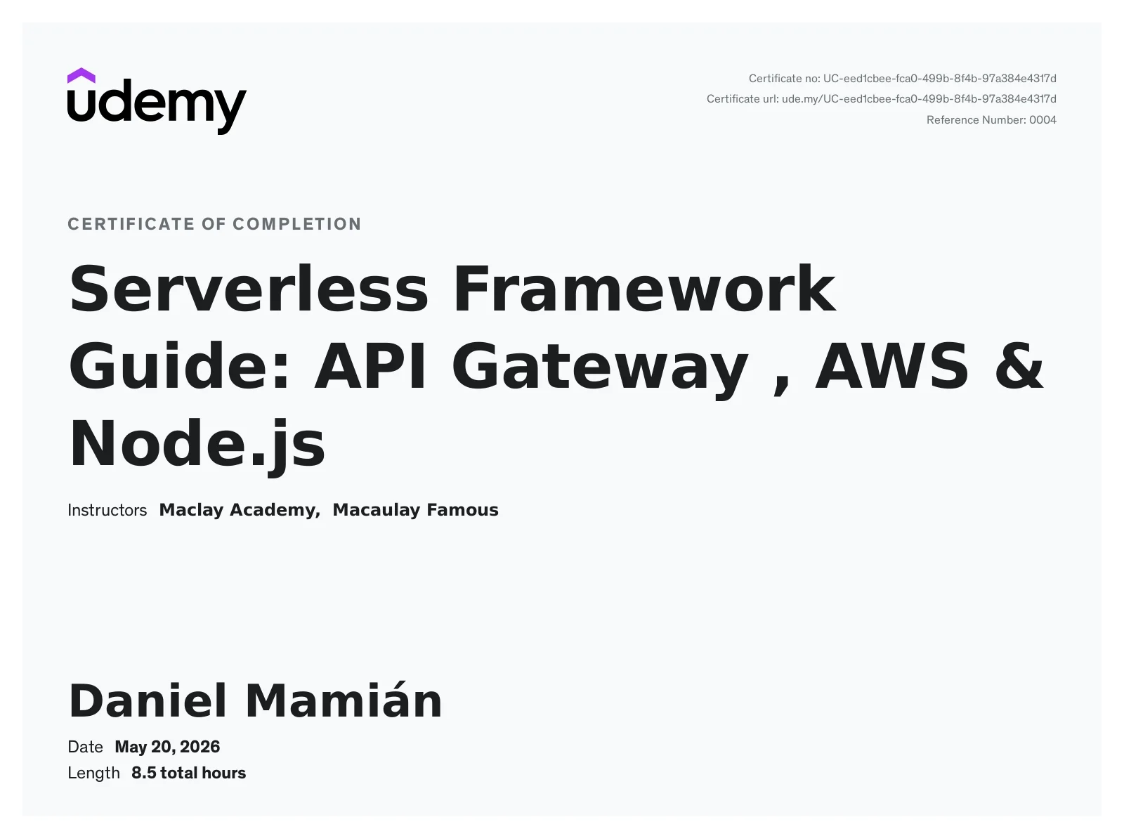 Serverless Framework Guide: API Gateway, AWS & Node.js